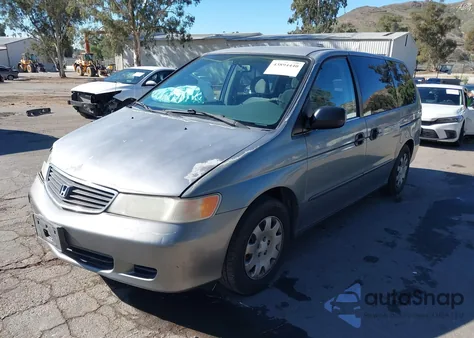 2001 Honda Odyssey Lx из США, поврежденный, VIN 2HKRL18521H527918